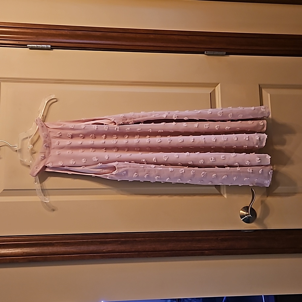 Women's size L pink sleeveless dress